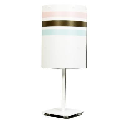 Lampe chambre fille avec rayures